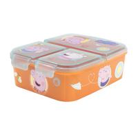 Stor Multi Compartment Sandwich Box Lunchtasche Peppa Pig Core