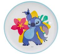 STOR Piatto Bambini Stitch 960ml Plastica Base Antiscivolo Adatto Microonde Senza BPA Riutilizzabile