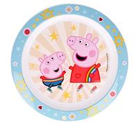 LA GENTILEZZA DI PEPPA PIG CONTA PIATTO MICRO KIDS Place Setting, Plastic, Multicolore, Estándar