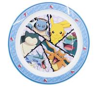 Stor Piatto per Bambini Pokémon in Plastica 938ml - Adatto Microonde, Senza BPA, Design Ergonomico per Bambini