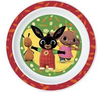 Stor Piatto Piano Originale Bing comodo e pratico per bambini in plastica riutilizzabile e adatto al microonde.