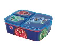 Stor PJ Masks | Tupper con 3 Scomparti per Bambini - Contenitore per Alimenti Infantile - Porta merenda - Tupperware Decorato