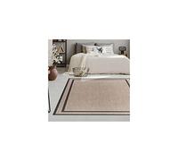 STOR PLANET | Tappeto in vinile Living Déco, resistente e moderno, lavabile e antiscivolo. Tappeti camera, cucina, corridoio... Tappeto Grandi Spazio| Marco Gold, 140x200cm