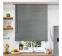 STOR PLANET | Veneziane in PVC Veneto, Tende con Lamelle, Persiane per Interni per Finestre e Porte, Tende da Cucina, Bagno, Camera da Letto... | Grigio, 150x160cm
