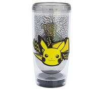 Stor Pokemon - Bicchiere in plastica a doppia parete, anti-ribaltamento, 625 ml