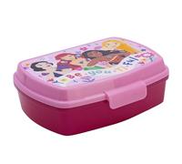 STOR Porta Merenda Bambini Principesse Disney, Lunch Box Rettangolare 1333ml, Senza BPA, Plastica Resistente, Ideale per Scuola e Spuntini