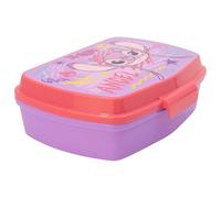 STOR Porta Merenda Bambini Stitch, Lunch Box Rettangolare 1333ml, Senza BPA, Plastica Resistente, Ideale per Scuola e Spuntini