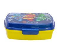 STOR Porta Merenda Lego Bambini 1333ml - Lunch Box Rettangolare in Plastica Senza BPA - Contenitore Sandwich Decorato per Scuola e Gite