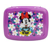 STOR Porta Pranzo Minni 1705ml - Lunch Box Bambini con 4 Scomparti su 2 Livelli - Plastica Resistente Senza BPA - Perfetta per Scuola e Gite