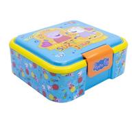 Stor Porta Pranzo Peppa Pig per Bambini con 3 Scomparti - 1786ml - Lunch Box Robusta in Plastica Senza BPA - Contenitore Merenda Scuola Sandwich