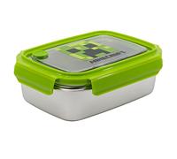 Stor Porta Pranzo Rettangolare In Acciaio Inox - 1020 ml Minecraft