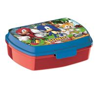 Sandwich box bambini Sega Sonic in plastica, senza BPA, lavabile e riutilizzabile, non adatta al microonde e alla lavastoviglie