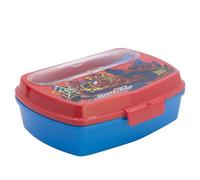 Stor Portapranzo Bambini Spider-Man con Posate 1464ml - Lunch Box Rettangolare Plastica Senza BPA per Scuola Merenda e Gite