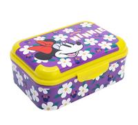 Stor Portapranzo Minni per Bambini 1423ml - Lunch Box Plastica Resistent con Coperchio Decorato per Scuola e Gite