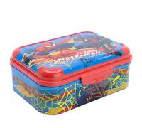 Stor Portapranzo Spider-Man per Bambini 1423ml - Lunch Box Plastica Resistente Senza BPA con Coperchio Decorato per Scuola e Gite