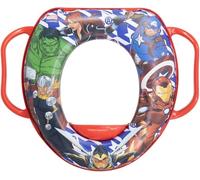 Riduttore Wc Bambini Marvel Avenger, in plastica, imbottito e riutilizzabile, con due maniglie laterali di supporto