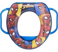 Riduttore Wc Bambini Marvel Spiderman, con imbottitura comoda e due maniglie, lavabile e riutilizzabile