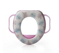 DISNEY BABY Lilo & Stitch - Riduttore WC comodo con maniglie, facile transizione per bambini, da 10 mesi, adattabile ai WC standard, facile da pulire