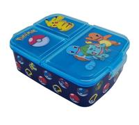 Stor - Sandwich Pokemon - Fimabrera rettangolare a tre scomparti - 3 scomparti - 6,7 x 16,5 x 19,5 cm - 150 g