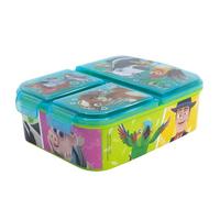 Stor Contenitore per il pranzo per bambini multiplo con 3 scomparti della fattoria di Zenon