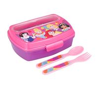 Stor SANDWICHERA Rettangolare con Posate Disney Princess Bright & Bold