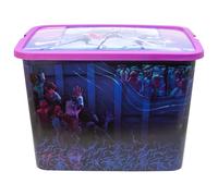 STOR Scatola Organizer Kpop Demon Hunters con Chiusura Click 23 Litri - Contenitore in Plastica per Giocattoli e Camera dei Bambini