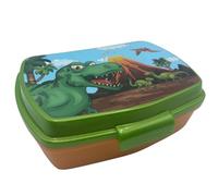 Stor - Scatola per Sandwich Dinosauro T-REX - Sandwich Box - Scatola per il Pranzo e lo Spuntino dei Bambini per la Scuola - 1 Scomparto - 18x5x13 CM