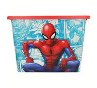 Stor Scatola PORTAOGGETTI Decorata. capacità 23 L. | Scatola Click Spiderman Comic Book #