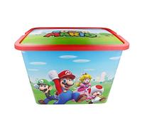 Stor Scatola PORTAOGGETTI Decorata. capacità 23 L. | Scatola Click Super Mario