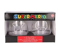 Stor Set 2 Bicchieri In Vetro 510 ml Super Mario