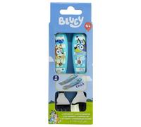 STOR Set 2 Posate Bambini Bluey Acciaio Inossidabile Forchetta e Cucchiaio con Manico Decorato Senza BPA per Bambini