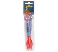 Set di 2 posate riutilizzabili in plastica composta da forchetta e cucchiaio di Spiderman
