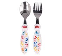 Stor Set 2 PZ Coperte Metalliche Mickey Mouse True Originale, Acciaio Inossidabile, Tinta Unita, Estándar, 2 unità