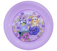 STOR Set 4 Piatti Bambini Bluey - Plastica Riutilizzabile 768ml - Compatibile Microonde e Lavastoviglie - Senza BPA - Stoviglie Festa Bimbi