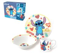 Stor Set Aloha Di Ciotola Piatto E Tazza In Ceramica Con Borsa Per Il Pranzo Stitch