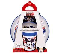 STOR Set Antiscivolo Premium Bicolore 3 Pezzi IT´S A Mickey Thing, Multicolore, Estándar