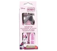 Stor Set 2 Pezzi Copri Metalli Minnie Stay Cool, Posate Acciaio Inox, Tinta Unita, Estándar