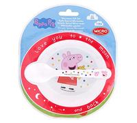 Stor Set Stoviglie per Bambino Composto da Ciotola E Cucchiaio |Peppa Pig Little One