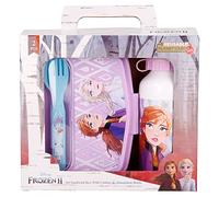 Stor Set Urban Torna alla Cole 4 PZ (Bottiglia Alluminio 400 ML E SANDWICHERA con COPERTI) Frozen II Elements, Metallo, Multicolore, Estándar