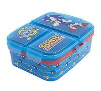 Stor Sonic The Hedgehog XL - Contenitore rettangolare per il pranzo, senza BPA