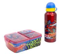 Stor Spiderman - Borraccia in alluminio da 530 ml, con 3 scomparti