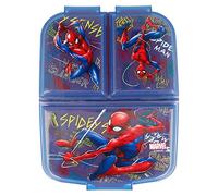 Stor Spiderman (Marvel), Porta merenda a 3 Scomparti per Bambini - Kids Lunch Box - Porta Pranzo