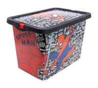 Stor Spiderman - Scatola portaoggetti con chiusura a scatto da 7 litri