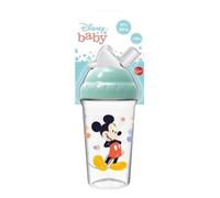 Stor Bicchiere per bambini Disney Mickey Mouse con cannuccia flessibile 295 ml, senza BPA