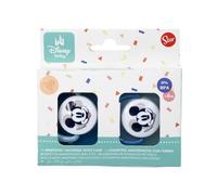 Stor STOR Disney Mickey Mouse +6m - Set da 2 succhietti in silicone - Blu