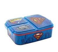 Stor Superman - Contenitore per Il Pranzo per Bambini con 3 Scomparti