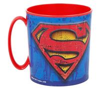 STOR Superman - Tazza per bambini in plastica riutilizzabile da 350 ml