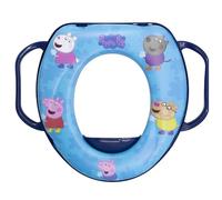 WC Morbido Bambini con Maniglie - Riduttore WC con Grafica di Peppa Pig - Seduta Comfort Antiscivolo, Facile da Pulire