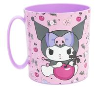 Kuromi - Tazza riutilizzabile per microonde, 390 ml, in plastica