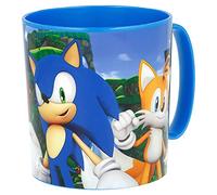 Stor Tazza Bambini Plastica Sonic 390ml - Adatta Microonde, Resistente per Bambini